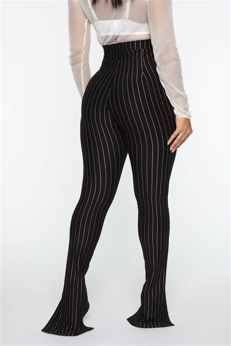 black white pinstripe pants|women's black pinstripe pant suit.